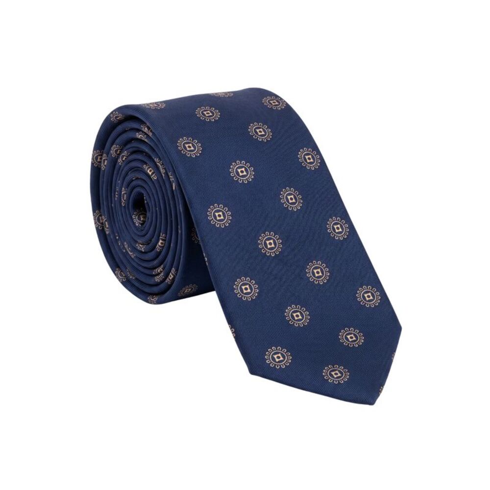 Canali Blue Diagonal Stripe 100% Silk Tie